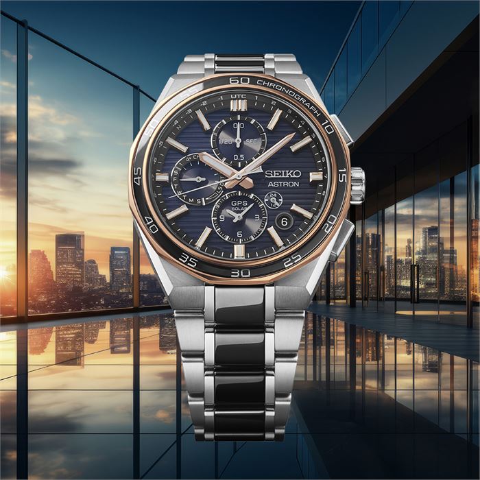 Seiko Astron GPS Solar Dual Time Chronograph Limited Edition