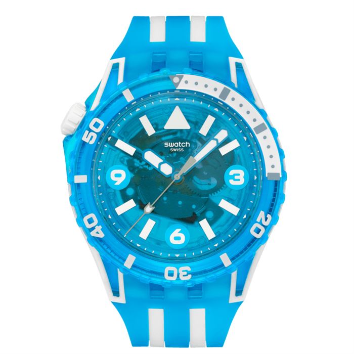 Swatch Scubaqua Blue Fire SSCU09S100 Erkek Kol Saati Abt Saat