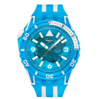 Swatch Scubaqua Blue Fire - SSCU09S100 Erkek Kol Saati