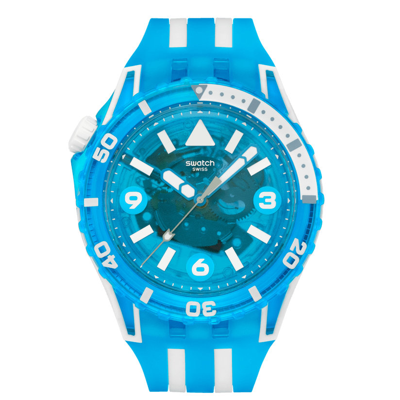 Swatch Scubaqua Blue Fire SSCU09S100 Erkek Kol Saati Abt Saat