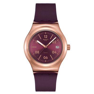 Swatch Burgundy Story YIG401 Otomatik Unisex Kol Saati