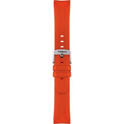 Tissot Seastar T603043445 Turuncu Silikon Kayış (22 mm)