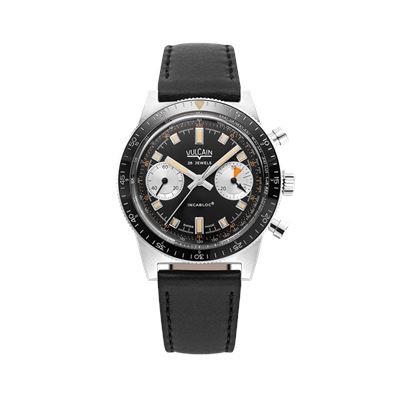 Vulcain Skindiver Chronograph Black BAC201 Otomatik Erkek Kol Saati