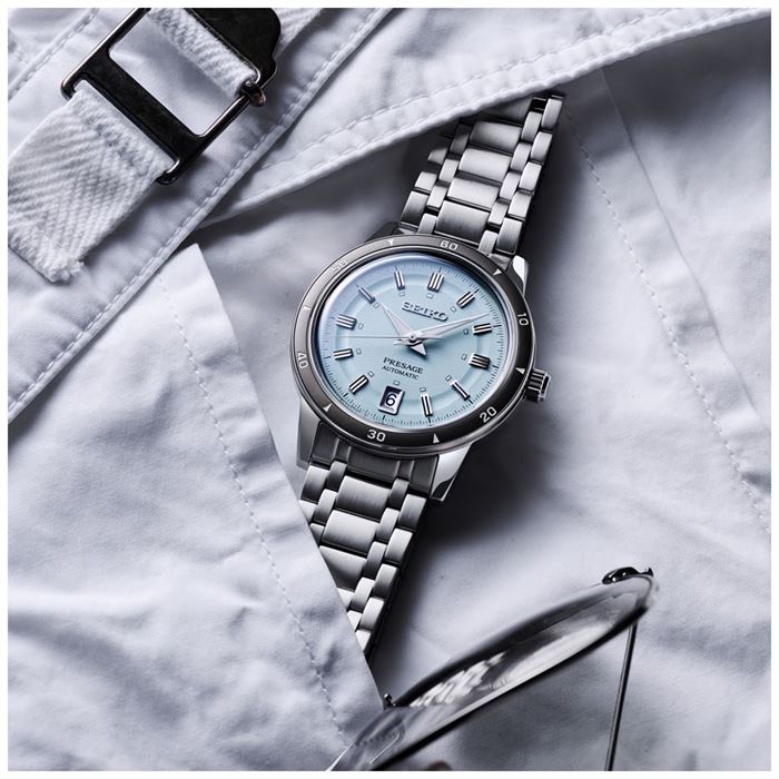 Seiko Presage Style60s Silverly Violet SRPL73J Otomatik Erkek Kol