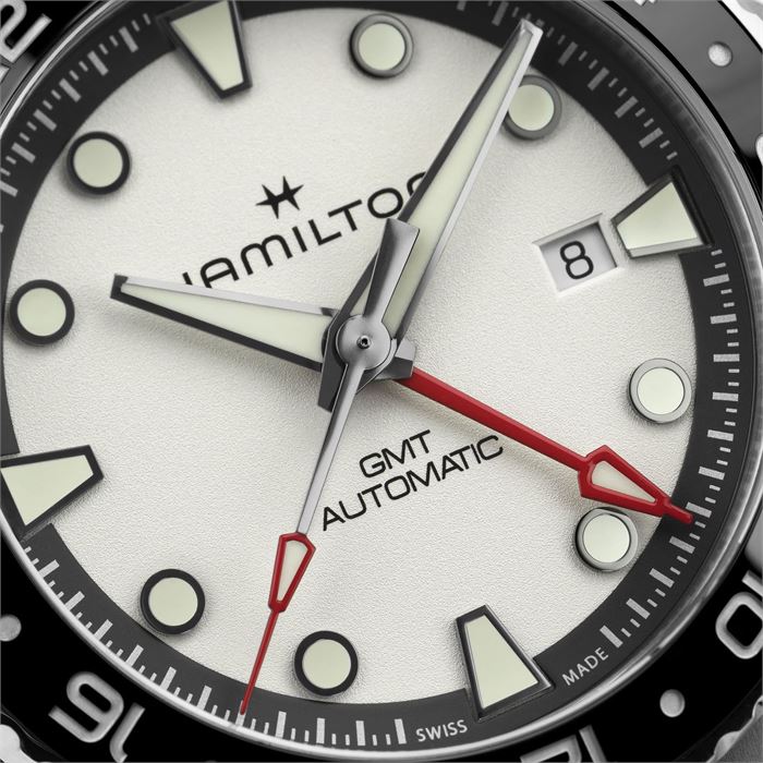 Hamilton Khaki Navy Automatic GMT 43 mm H82555150 Erkek Kol Saati