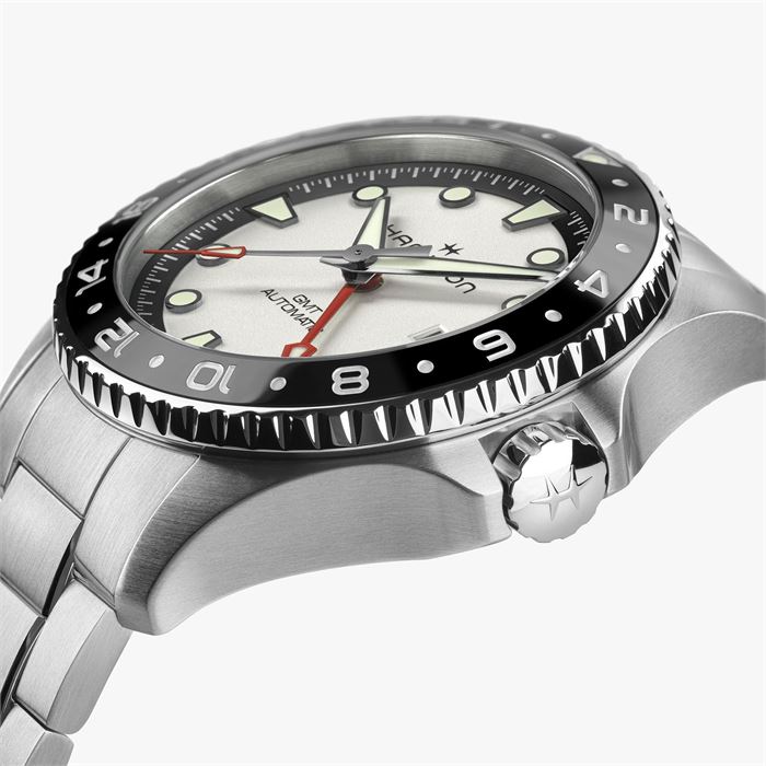 Hamilton Khaki Navy Automatic GMT 43 mm H82555150 Erkek Kol Saati