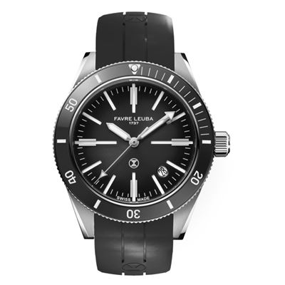 Favre Leuba Deep Raider Renaissance Black Otomatik Erkek Kol Saati - 1