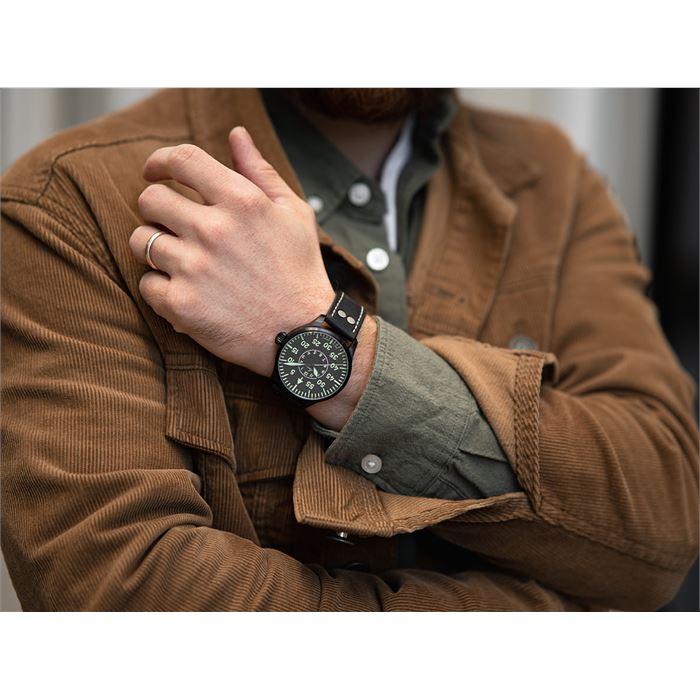 Laco Pilot Watches Basic Bielefeld 42 Otomatik Erkek Kol Saati Abt