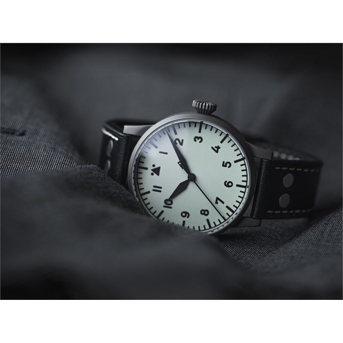 Orologio Polso Zcc G8239 Uomo Automatico Analogico Cinturino Pelle Blu Silver