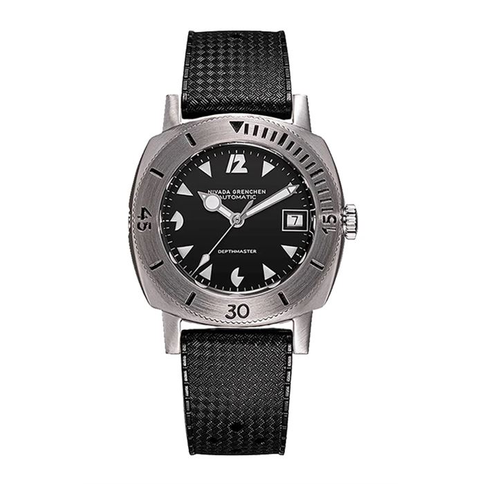 Nivada Grenchen Depthmaster White Pacman Date 14104A01 Otomatik