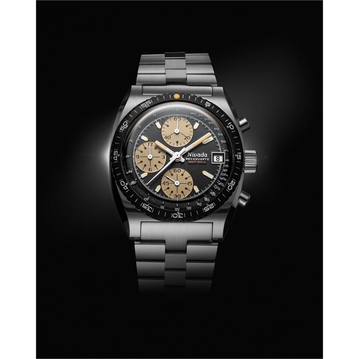 Nivada Grenchen Chronosport Mecaquartz Chronograph 77001Q45 Erkek