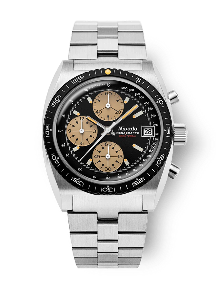 Nivada Grenchen Chronosport Mecaquartz Chronograph 77001Q45 Erkek