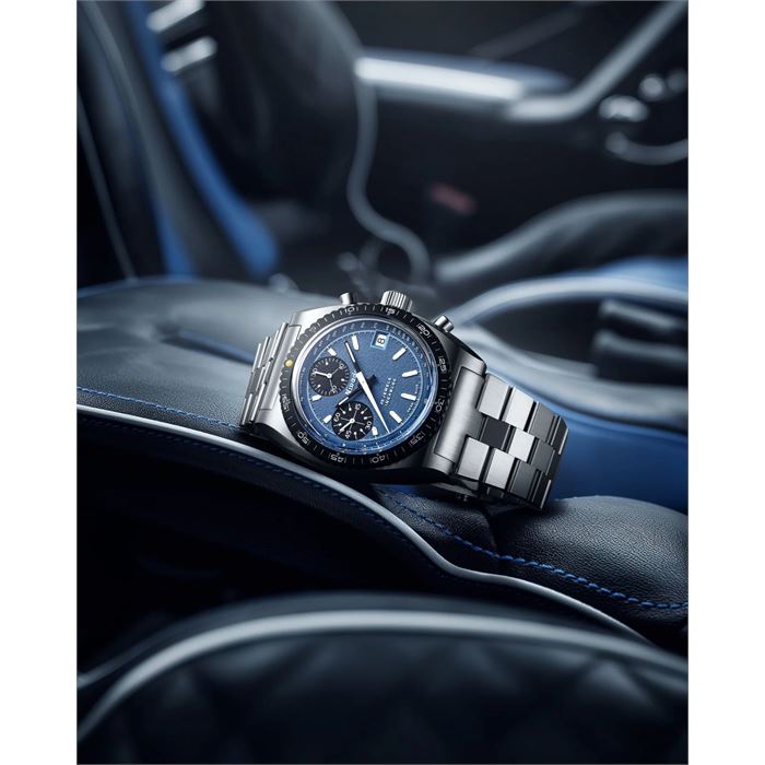 Nivada Grenchen Chronosport Blue 77003A45 Limitli Üretim Otomatik