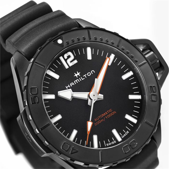 Hamilton Khaki Navy Frogman 46 mm H77855330 Erkek Kol Saati - Abt Saat