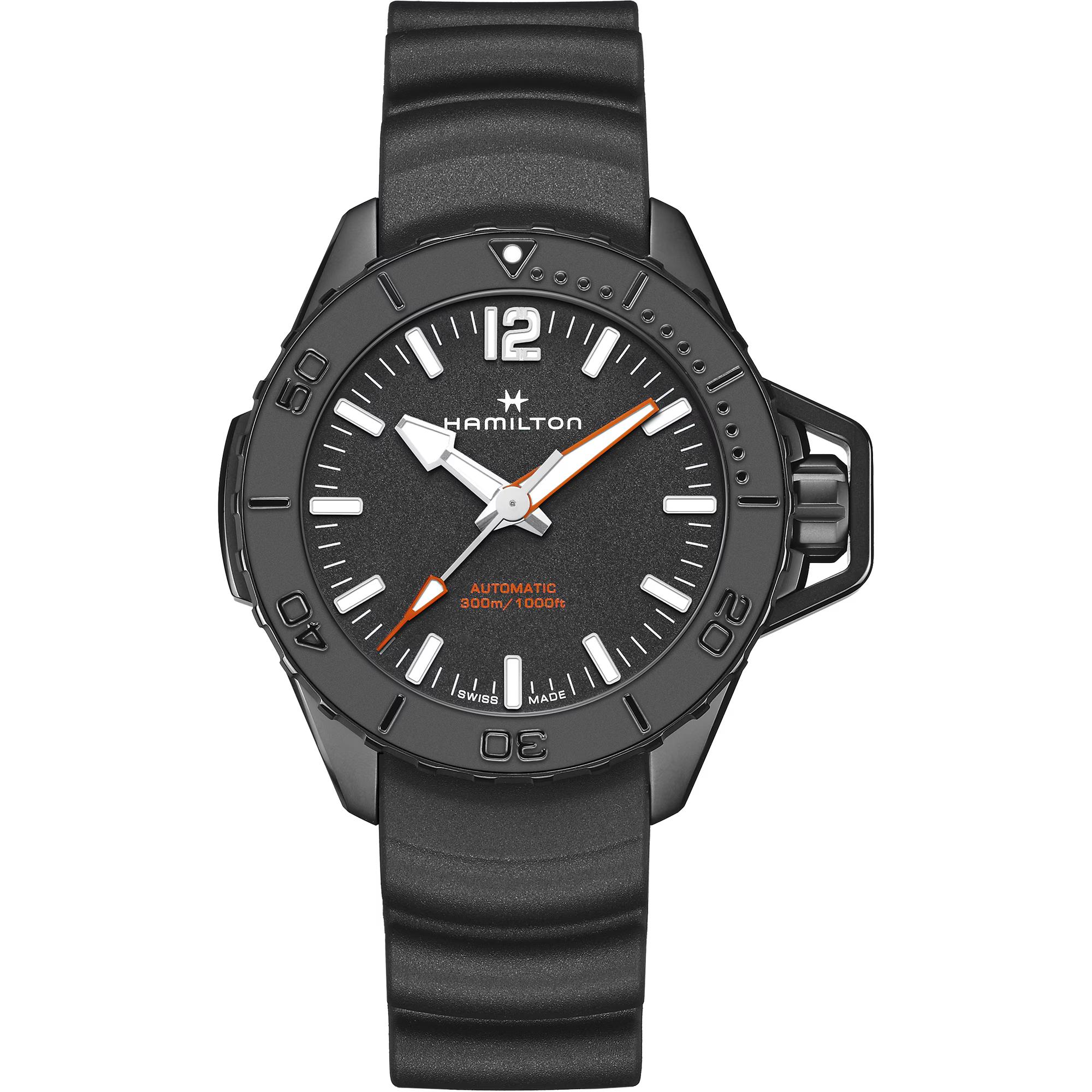 Hamilton Khaki Navy Frogman 46 mm H77855330 Erkek Kol Saati - Abt Saat