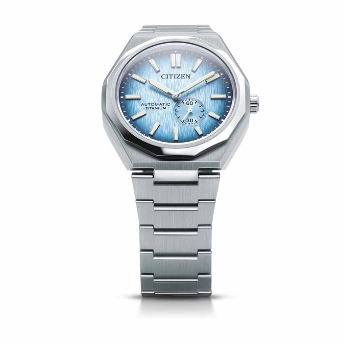 Citizen Zenshin 60 Super Titanium Small Seconds Ice Blue NK502058L