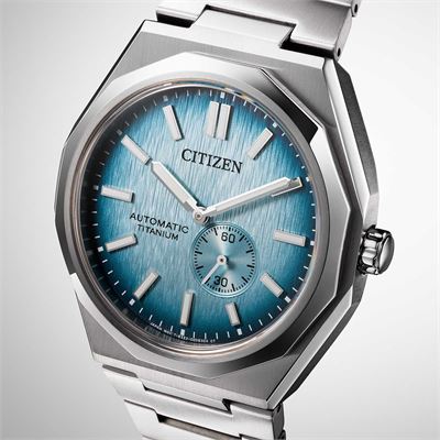 Citizen Zenshin 60 Super Titanium Small Seconds Ice Blue NK502058L