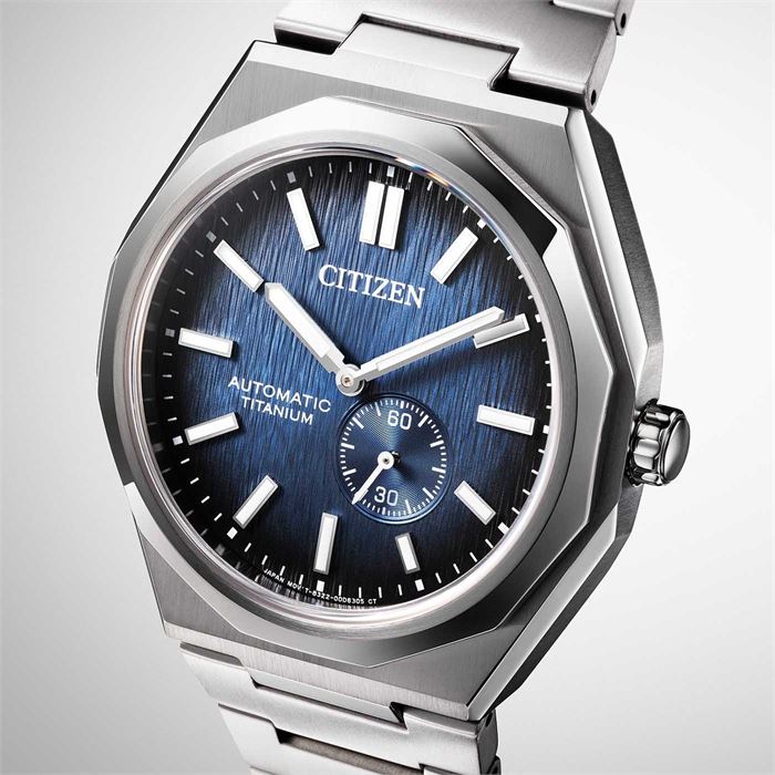 Citizen Zenshin 60 Super Titanium Small Seconds Navy Blue