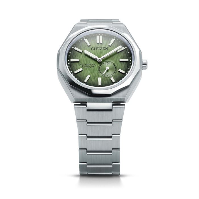 Citizen Zenshin 60 Super Titanium Small Seconds Pine Green