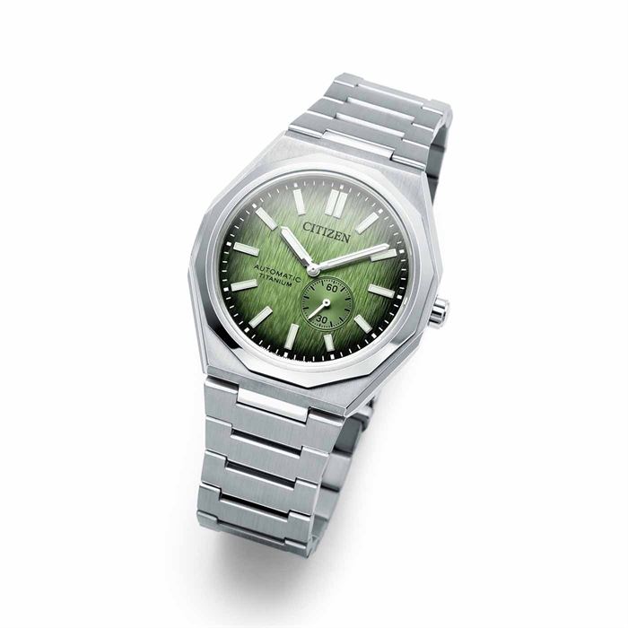 Citizen Zenshin 60 Super Titanium Small Seconds Pine Green