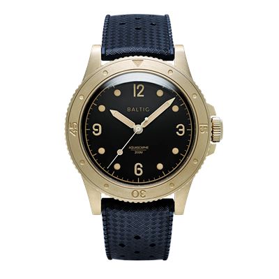 Baltic Aquascaphe Bronze Black - Tropic Blue AQU13BBLA22 Otomatik Erkek Kol Saati