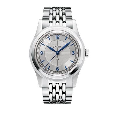 Baltic HMS 003 Silver Blue - Beads of Rice HMS13TSILV11 Otomatik Erkek Kol Saati