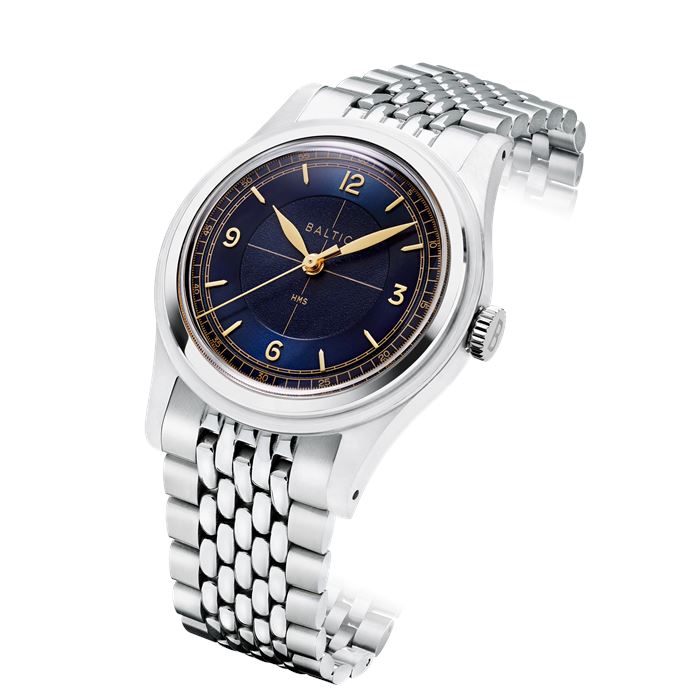 Baltic HMS 003 Blue Gilt Beads of Rice HMS13TBLUG11 Otomatik Erkek