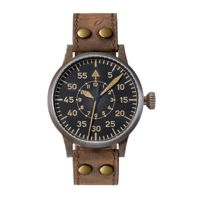 Laco Pilot Watch Original Leipzig Erbstück 861936 Kurmalı Erkek Kol Saati