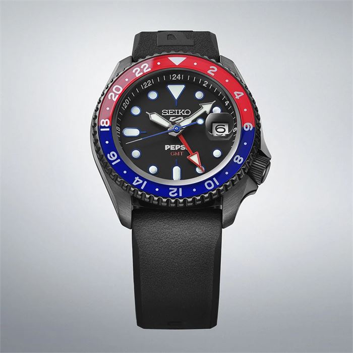 Seiko5 Sports x PEPSI Limited Edition GMT SSK047K Otomatik Erkek