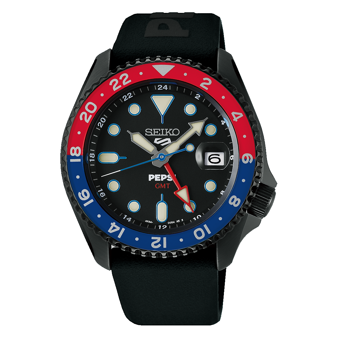 Seiko5 Sports x PEPSI Limited Edition GMT SSK047K Otomatik Erkek