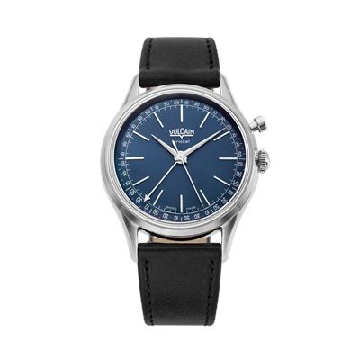 Vulcain Cricket President 39mm Blue - Sapphire Caseback Limitli Üretim Mekanik Alarm Erkek Kol Saati