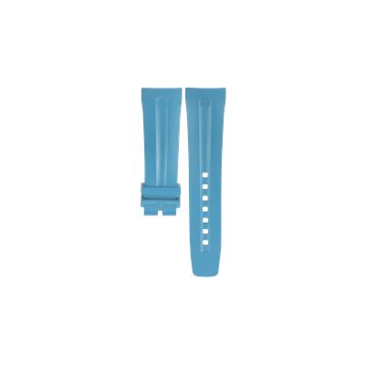 Favre Leuba Chief Chronograf Ice Blue Silikon Kordon (Tokasız) - 22 mm