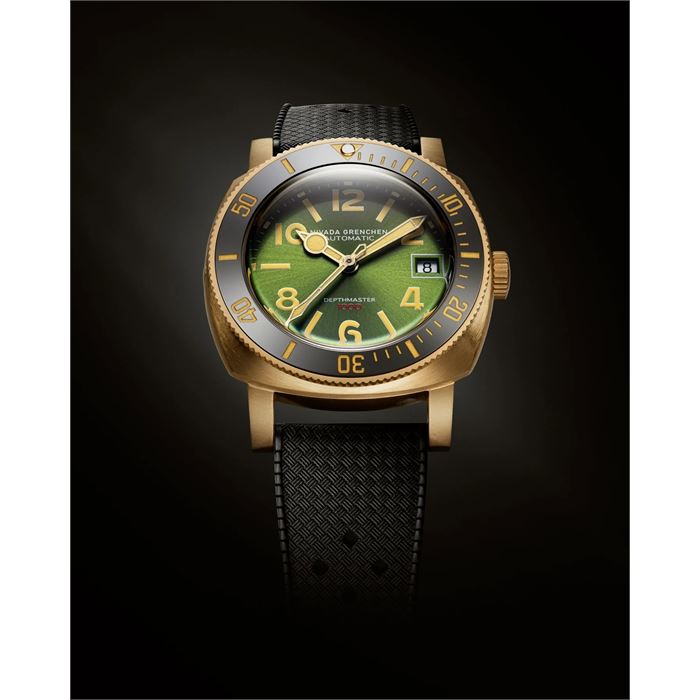 Nivada Grenchen Depthmaster Bronze Green Limited Edition 14132A01