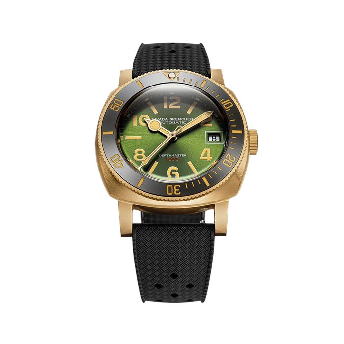 Nivada Grenchen Depthmaster Bronze Green Limited Edition 14132A01