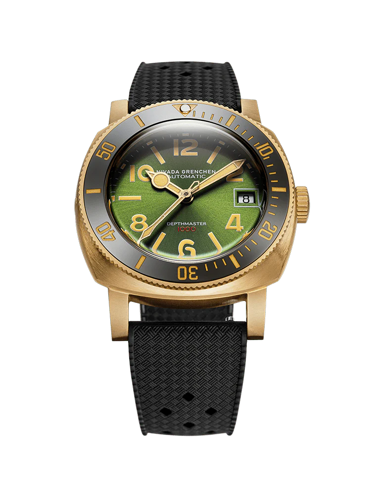 Nivada Grenchen Depthmaster Bronze Green Limited Edition 14132A01