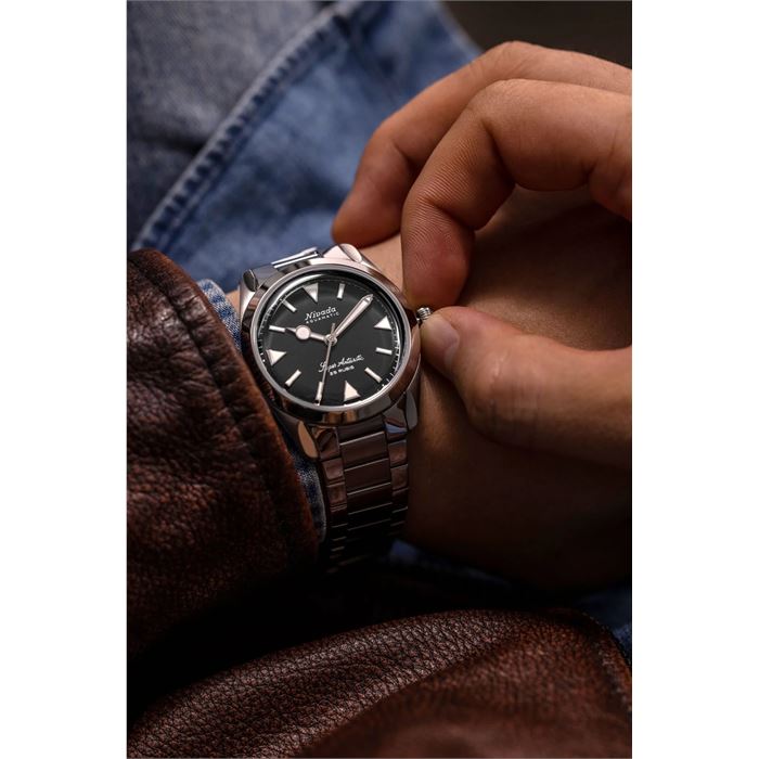 Nivada Grenchen Super Antarctic White Luminova 32025A20 Otomatik