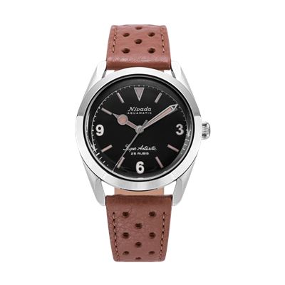 Nivada Grenchen Super Antarctic 3.6.9 Black Vintage 32032A23 Otomatik Erkek Kol Saati