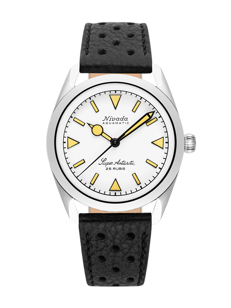 Nivada Grenchen Super Antarctic White Beige Luminova 32064A04