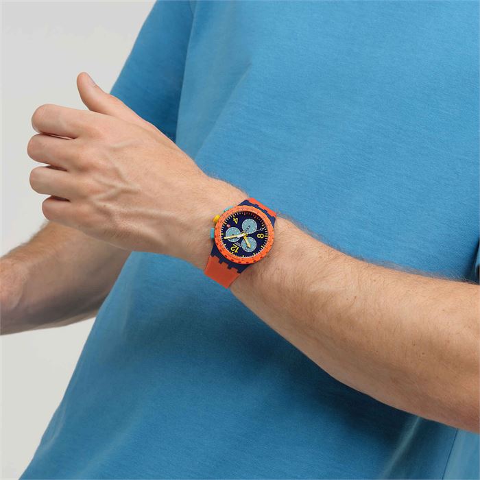 Swatch SUSI400 Camo Flash Erkek Kol Saati - Abt Saat