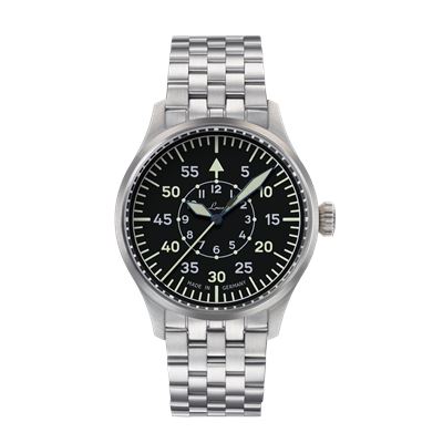 Laco Flieger Karlsruhe Pro 43mm [Safir Kristal Kasa Arkası] Otomatik Erkek Kol Saati