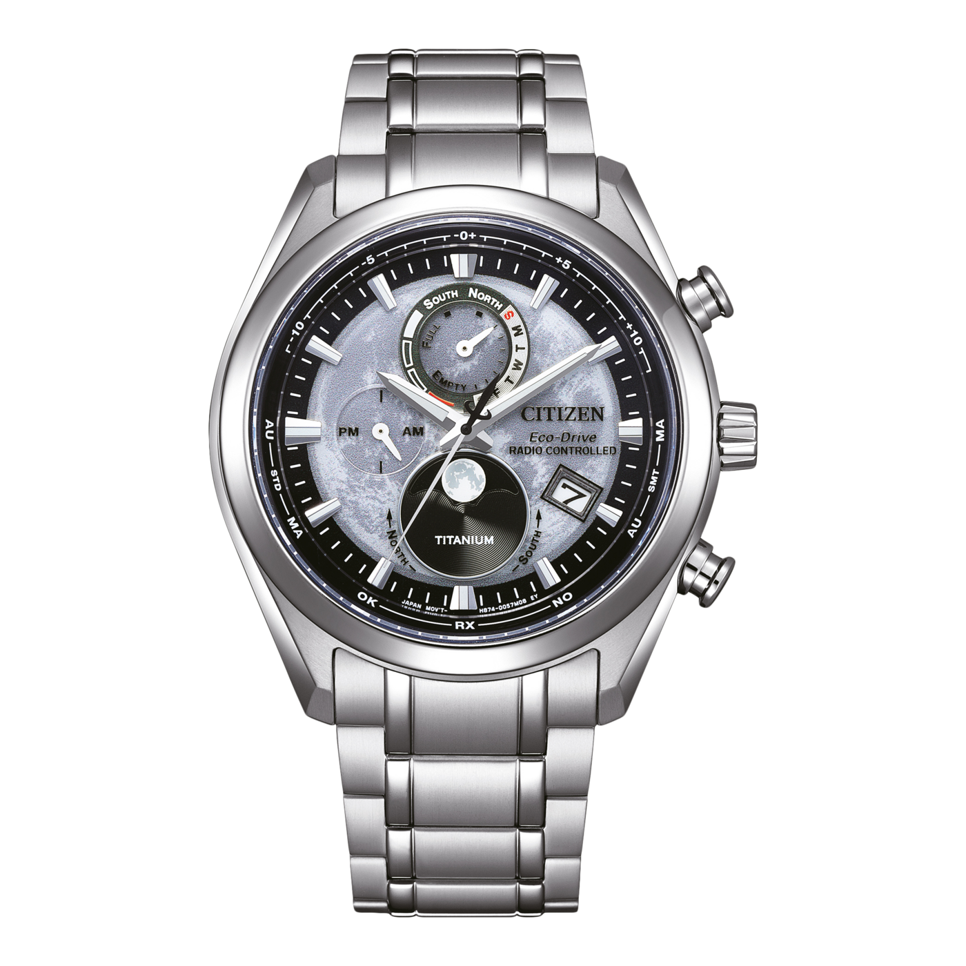 Citizen EcoDrive TsukiYomi BY101081H Moonphase EcoDrive Erkek Kol