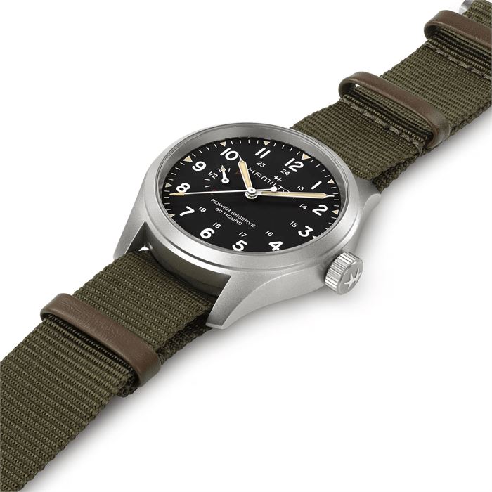 Hamilton Khaki Field Mechanical Power Reserve 40mm H69509930 Erkek
