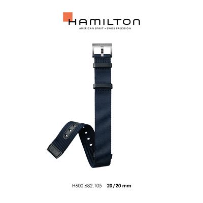 Hamilton H690682105 Lacivert Nato Kayış - 20 mm