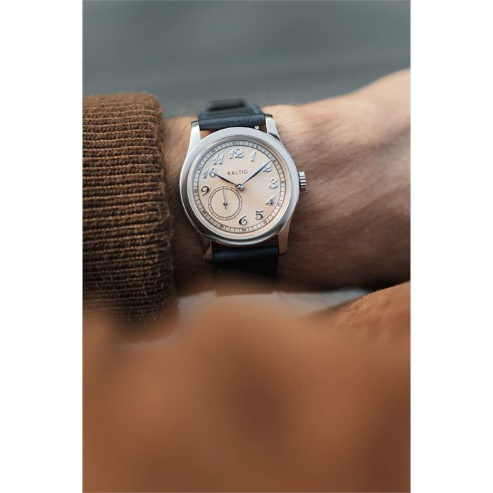 Baltic MR01 Salmon Stitched Saffiano MR01SALM37 Otomatik Erkek Kol