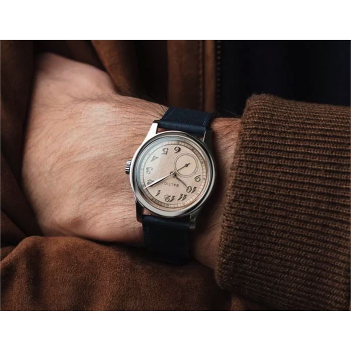 Baltic MR01 Salmon Stitched Navy MR01SALM36 Otomatik Erkek Kol