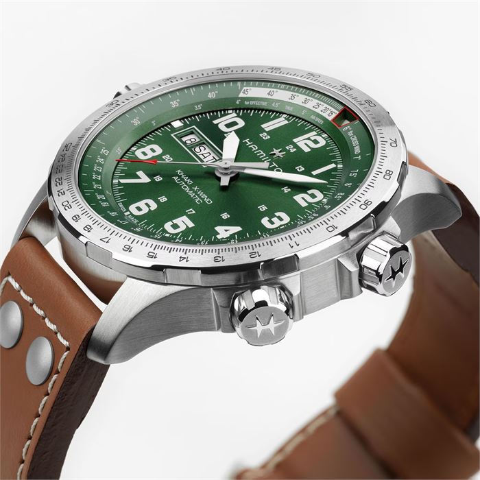 顔剃　68 HAMILTON SWEDISH HIGH STEEL Hamilton Khaki Aviation H77735560 XWind Kol Saati Abt Saat