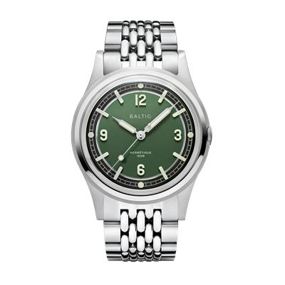 Baltic Hermetique Tourer Green - Beads of Rice HER11GREE11 Otomatik Erkek Kol Saati
