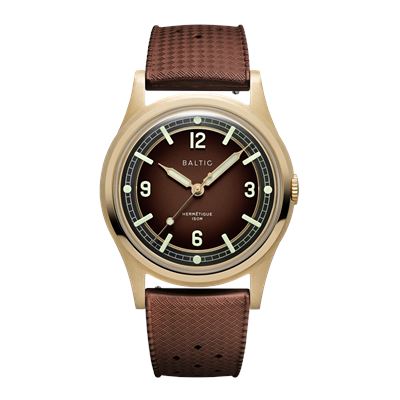 Baltic Bicompax 002 Gold PVD Black BIC12TGOLD37 Mekanik Kronograf