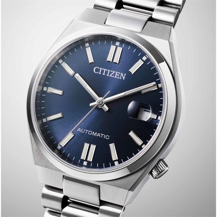 (No 0527) PRESTO 20インチ ブルー Citizen Tsuyosa NJ020050M Erkek Kol Saati - Abt Saat