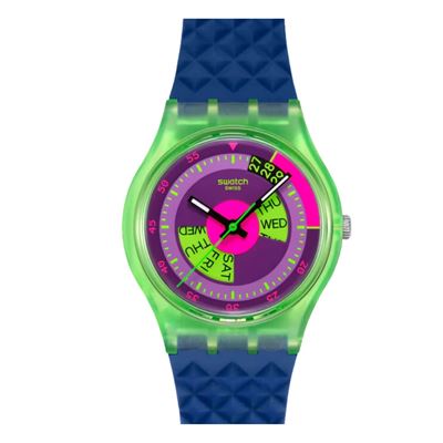 Swatch SO28G704 Swatch Neon SKYCHART Unisex Kol Saati
